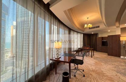 Hotel Apartments - Studio - 1 Bathroom for rent in West Bay Tower - West Bay - West Bay - Doha