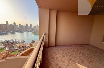 Apartment - 2 Bedrooms - 2 Bathrooms for sale in East Porto Drive - Porto Arabia - The Pearl Island - Doha Apartment - 2 Bedrooms - 2 Bathrooms for sale in East Porto Drive - Porto Arabia - The Pearl Island - Doha