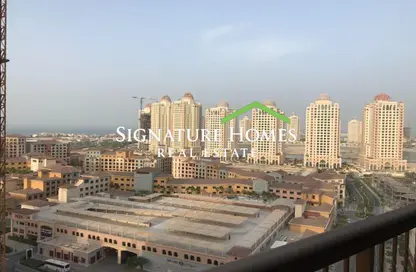 شقة - غرفة نوم - 2 حمامات للايجار في برج 24 - بورتو أرابيا - جزيرة اللؤلؤة - الدوحة