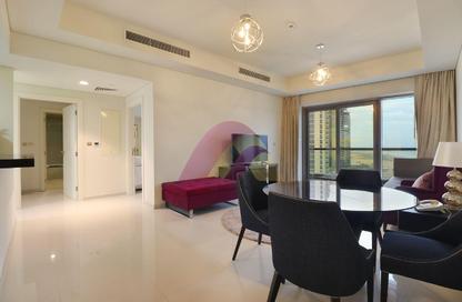 Apartment - 2 Bedrooms - 3 Bathrooms for rent in Lusail Marina Heights - Marina District - Lusail