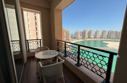 Apartment - 1 Bedroom - 1 Bathroom for rent in Viva West - Viva Bahriyah - The Pearl Island - Doha