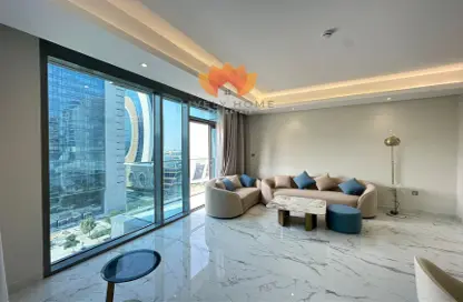 Apartment - 2 Bedrooms - 3 Bathrooms for rent in Lusail Marina Heights - Marina District - Lusail