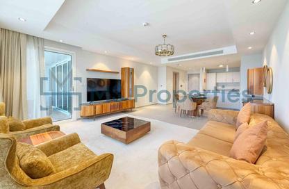 Apartment - 1 Bedroom - 2 Bathrooms for rent in Lusail Marina Heights - Marina District - Lusail