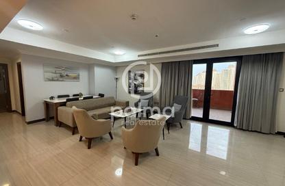 Apartment - 2 Bedrooms - 2 Bathrooms for rent in East Porto Drive - Porto Arabia - The Pearl Island - Doha