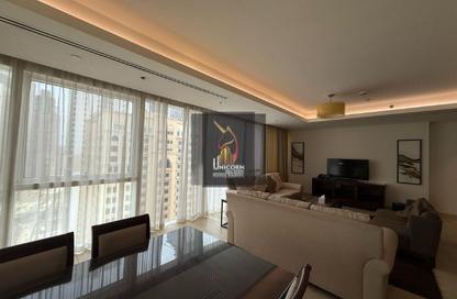 Hotel Apartments - 3 Bedrooms - 4 Bathrooms for rent in West Bay Tower - West Bay - West Bay - Doha