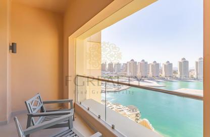 Apartment - 1 Bedroom - 2 Bathrooms for rent in Viva West - Viva Bahriyah - The Pearl Island - Doha