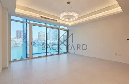 شقة - غرفة نوم - 2 حمامات للايجار في كريستال ريزيدنس - جزيرة جيوان - جزيرة اللؤلؤة - الدوحة