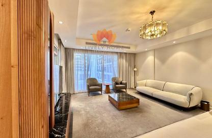Apartment - 1 Bedroom - 1 Bathroom for rent in Lusail Marina Heights - Marina District - Lusail