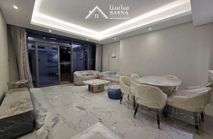 Apartment - 1 Bedroom - 1 Bathroom for rent in Lusail Marina Heights - Marina District - Lusail