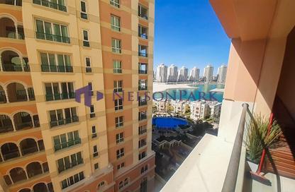 Apartment - Studio - 1 for rent in Al Mutahidah Tower - Viva Bahriyah - The Pearl Island - Doha