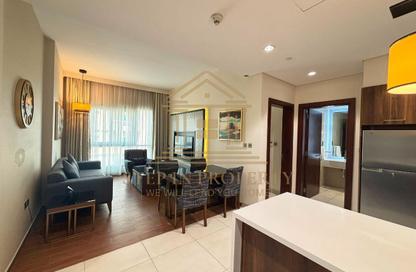 Hotel Apartments - 1 Bedroom - 1 Bathroom for rent in Al Sadd Road - Al Sadd - Doha