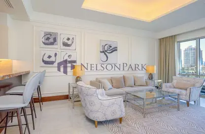 شقة - غرفة نوم - 2 حمامات للايجار في The St. Regis Marsa Arabia Island - Marsa Arabia - جزيرة اللؤلؤة - الدوحة