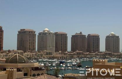 Apartment - Studio - 1 Bathroom for rent in One Porto Arabia - Porto Arabia - The Pearl Island - Doha
