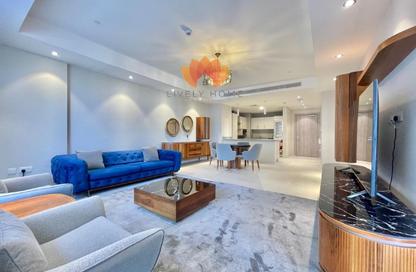 Apartment - 1 Bedroom - 1 Bathroom for rent in Lusail Marina Heights - Marina District - Lusail