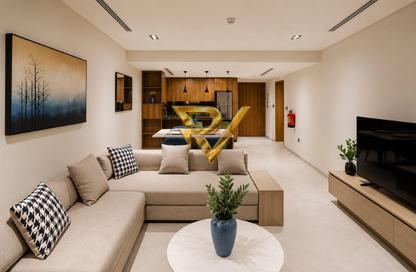 Apartment - 3 - 4 for rent in Lusail Marina Heights - Marina District - Lusail