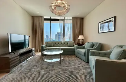 Apartment - 2 Bedrooms - 3 Bathrooms for rent in Lusail Marina Heights - Marina District - Lusail