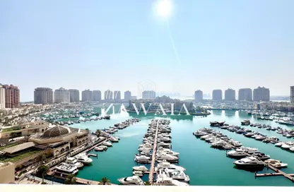 Apartment - 2 Bedrooms - 3 Bathrooms for rent in West Porto Drive - Porto Arabia - The Pearl Island - Doha