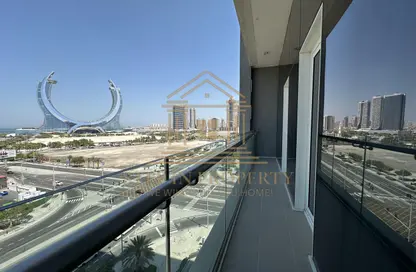 Apartment - 1 Bedroom - 2 Bathrooms for rent in Lusail Marina Heights - Marina District - Lusail