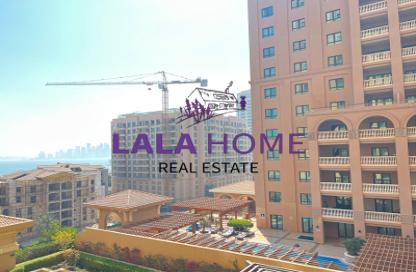Apartment - 1 Bedroom - 2 Bathrooms for rent in East Porto Drive - Porto Arabia - The Pearl Island - Doha