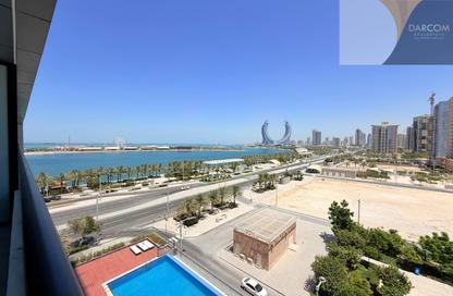 Apartment - 2 Bedrooms - 3 Bathrooms for rent in Lusail Marina Heights - Marina District - Lusail