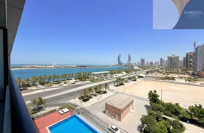 Apartment - 2 Bedrooms - 3 Bathrooms for rent in Lusail Marina Heights - Marina District - Lusail