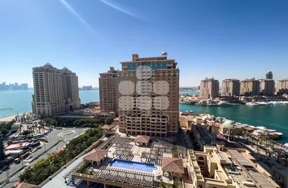 Apartment - 1 Bedroom - 2 Bathrooms for rent in Jumanah Tower 29 - Porto Arabia - The Pearl Island - Doha