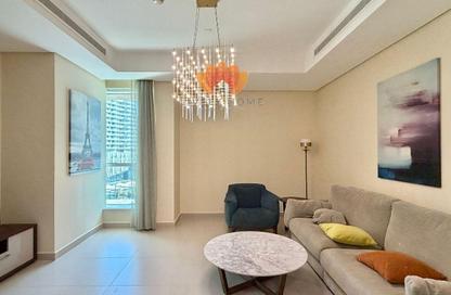Apartment - 1 - 2 for rent in Lusail Marina Heights - Marina District - Lusail