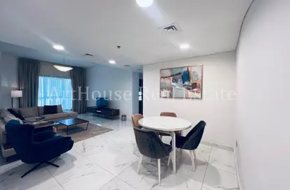 شقة - غرفة نوم - 2 حمامات للايجار في الخليج الجنوبي - الخليج الغربي - الدوحة