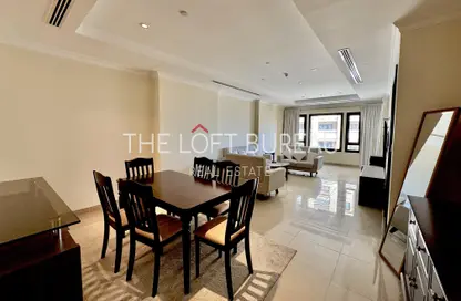 Apartment - 1 Bedroom - 2 Bathrooms for rent in East Porto Drive - Porto Arabia - The Pearl Island - Doha