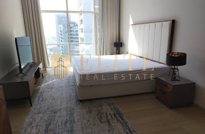 Apartment - 1 - 2 for rent in Lusail Marina Heights - Marina District - Lusail