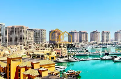 Apartment - 1 Bedroom - 2 Bathrooms for rent in East Porto Drive - Porto Arabia - The Pearl Island - Doha