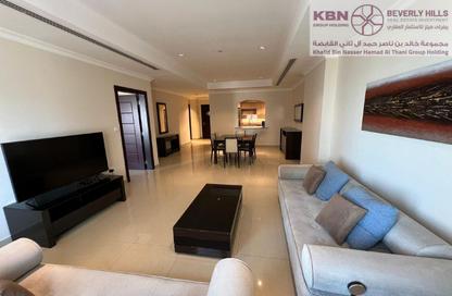 Apartment - 1 Bedroom - 2 Bathrooms for rent in Tower 15 - Porto Arabia - The Pearl Island - Doha Apartment - 1 Bedroom - 2 Bathrooms for rent in Tower 15 - Porto Arabia - The Pearl Island - Doha