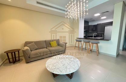 Apartment - 1 Bedroom - 2 Bathrooms for rent in Lusail Marina Heights - Marina District - Lusail