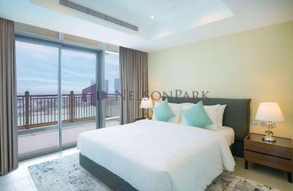 Apartment - 2 Bedrooms - 2 Bathrooms for rent in Abraj Bay - Abraj Quartiers - The Pearl Island - Doha
