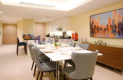 شقة - 2 غرف نوم - 2 حمامات للايجار في ابراج باي - منطقة الأبراج - جزيرة اللؤلؤة - الدوحة