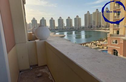 Apartment - Studio - 1 Bathroom for rent in Viva West - Viva Bahriyah - The Pearl Island - Doha