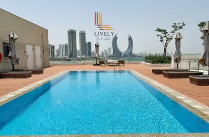 Apartment - 1 Bedroom - 2 Bathrooms for rent in Crystal Residence - Gewan Island - The Pearl Island - Doha