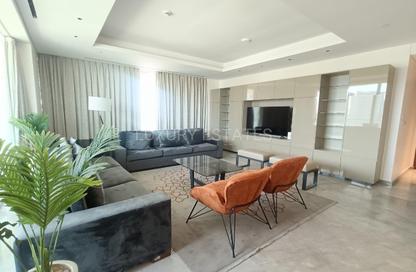 Apartment - 3 - 4 for rent in Lusail Marina Heights - Marina District - Lusail