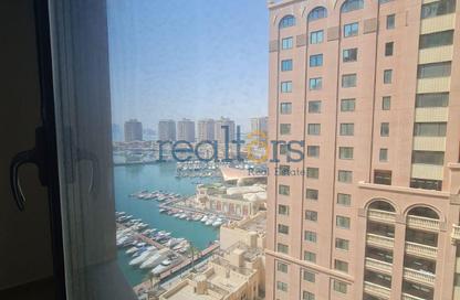 Apartment - 1 Bedroom - 2 Bathrooms for sale in Tower 13 - Porto Arabia - The Pearl Island - Doha