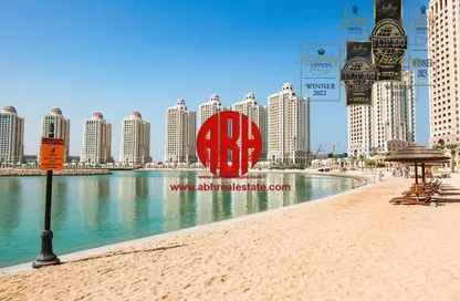 Apartment - 3 Bedrooms - 3 Bathrooms for rent in Viva West - Viva Bahriyah - The Pearl Island - Doha