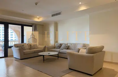 Apartment - 1 Bedroom - 2 Bathrooms for rent in Porto Arabia Townhouses - Porto Arabia - The Pearl Island - Doha