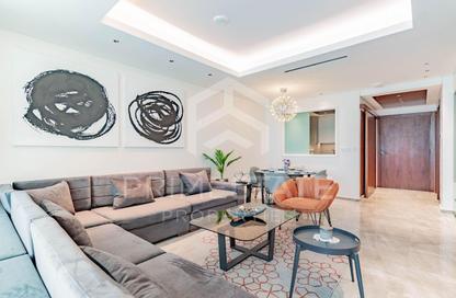 Apartment - 1 Bedroom - 2 Bathrooms for rent in Lusail Marina Heights - Marina District - Lusail