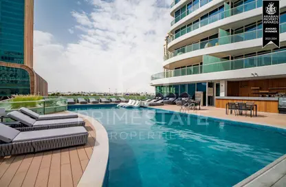 Apartment - 1 Bedroom - 2 Bathrooms for rent in Lusail Marina Heights - Marina District - Lusail