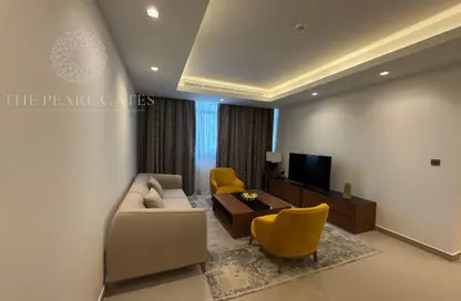 شقة - غرفة نوم - 2 حمامات للايجار في لوسيل ريسيدينس - منطقة المارينا - الوسيل