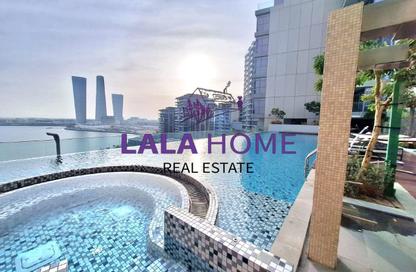 Apartment - 2 Bedrooms - 4 Bathrooms for rent in Seef Lusail Tower 1 - Seef Lusail - Lusail City - Lusail
