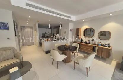 Apartment - 1 Bedroom - 2 Bathrooms for rent in Lusail Marina Heights - Marina District - Lusail