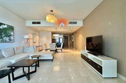 Apartment - 2 Bedrooms - 3 Bathrooms for rent in Lusail Marina Heights - Marina District - Lusail