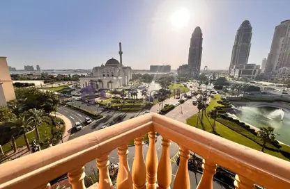 Apartment - 1 Bedroom - 2 Bathrooms for rent in East Porto Drive - Porto Arabia - The Pearl Island - Doha