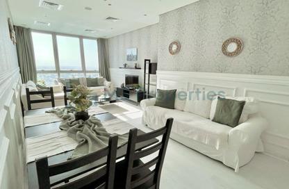Apartment - 1 Bedroom - 2 Bathrooms for rent in Zig Zag Tower A - Zig Zag Towers - West Bay - Doha
