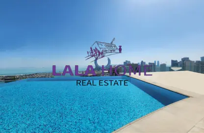 شقة - 2 غرف نوم - 4 حمامات للايجار في اف جاي 9 ريزيدينشال تاور - منطقة المارينا - الوسيل